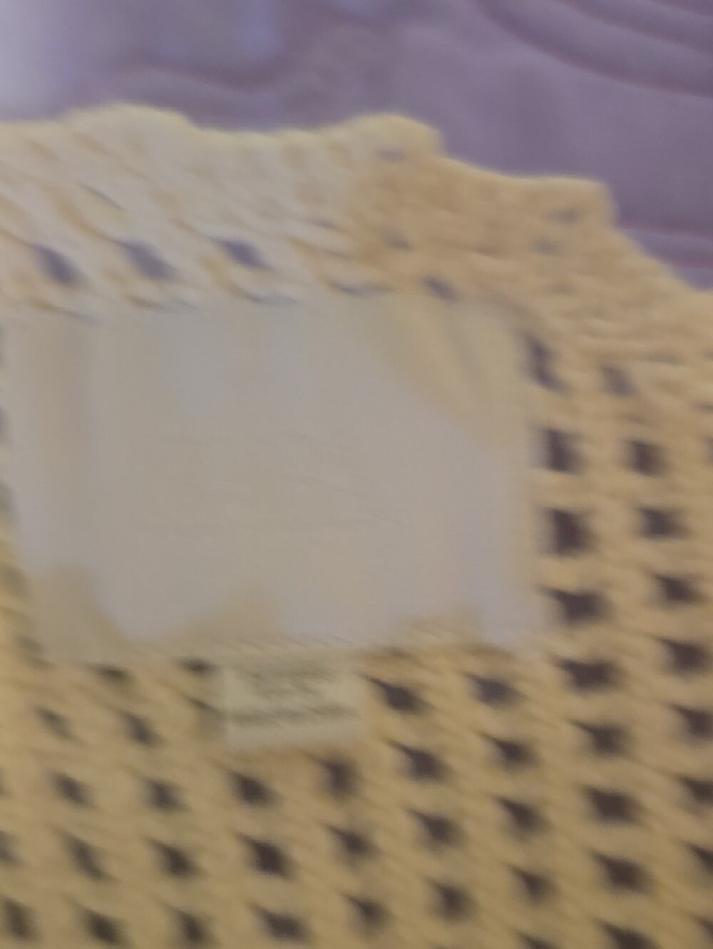 Zara Cream Crochet Shorts with Peach and Orange Beach Appliqués - Picture 3 of 6